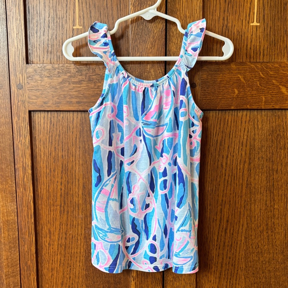Lilly Pulitzer Reel Nauti Baby Girl Dress with matching bloomers 18-24 Months